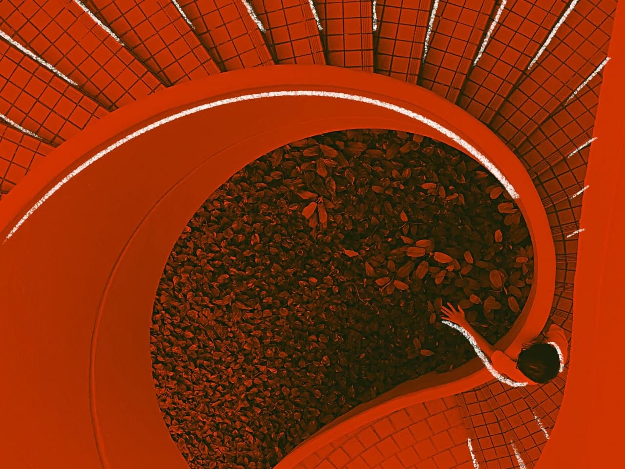 Orange-toned abstract visual for the growth strategy program